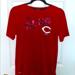 Red Adidas Climalite T shirt
